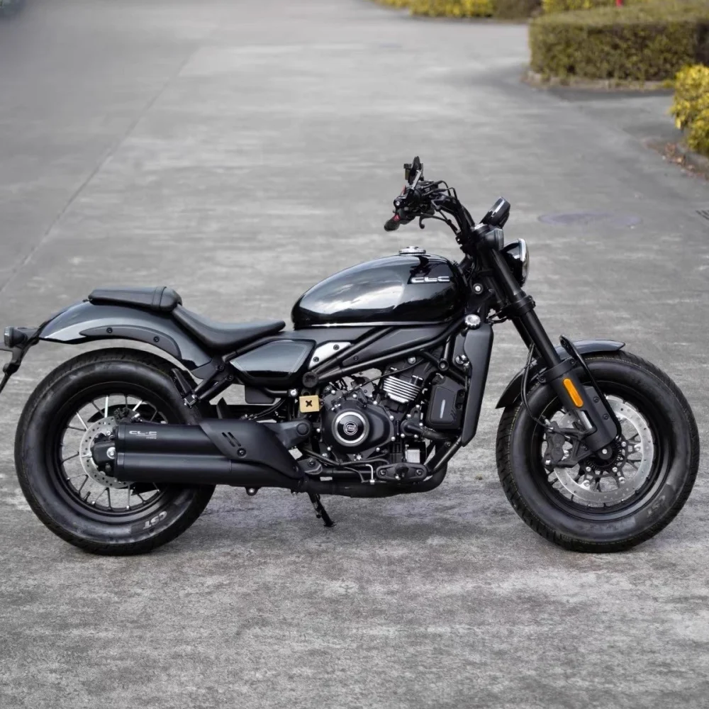 Guidão espessado, guidão elevado e guidão plano inclinável de alta resistência para modificações CFMOTO 450CLC.