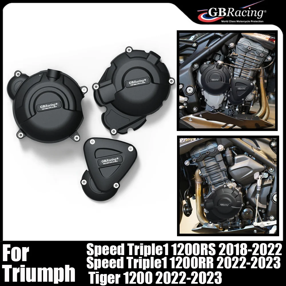 

For Triumph Speed Triple1 1200RR Tiger 1200 2022-2023 Speed Triple1 1200RS 2018-2022 secondary enginecover set Protection Cover