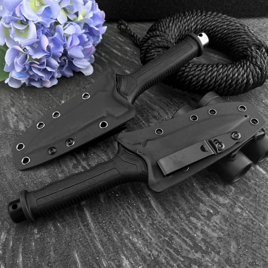 

Нож с прямым лезвием высокой твердости 7Cr13Mov, рукоять из нейлонового волокна, портативный, для дома, для фруктов, EDC, для выживания в полевых условиях