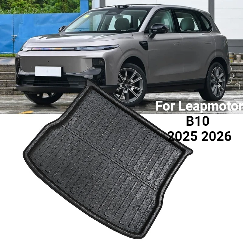 Für Leapmotor B10 EVA Kofferraummatte Auto Heckkoffer-Matte Gepäckraum-Bodenmatte Laderaum-Teppich Schmutzschutzmatte