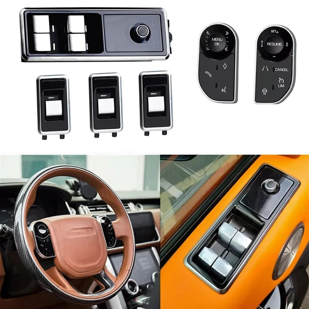 

Кнопка управления рулевым колесом, электрический переключатель окна, переключатель управления подъемом окна для Range Rover L405 13-17 L494 L462