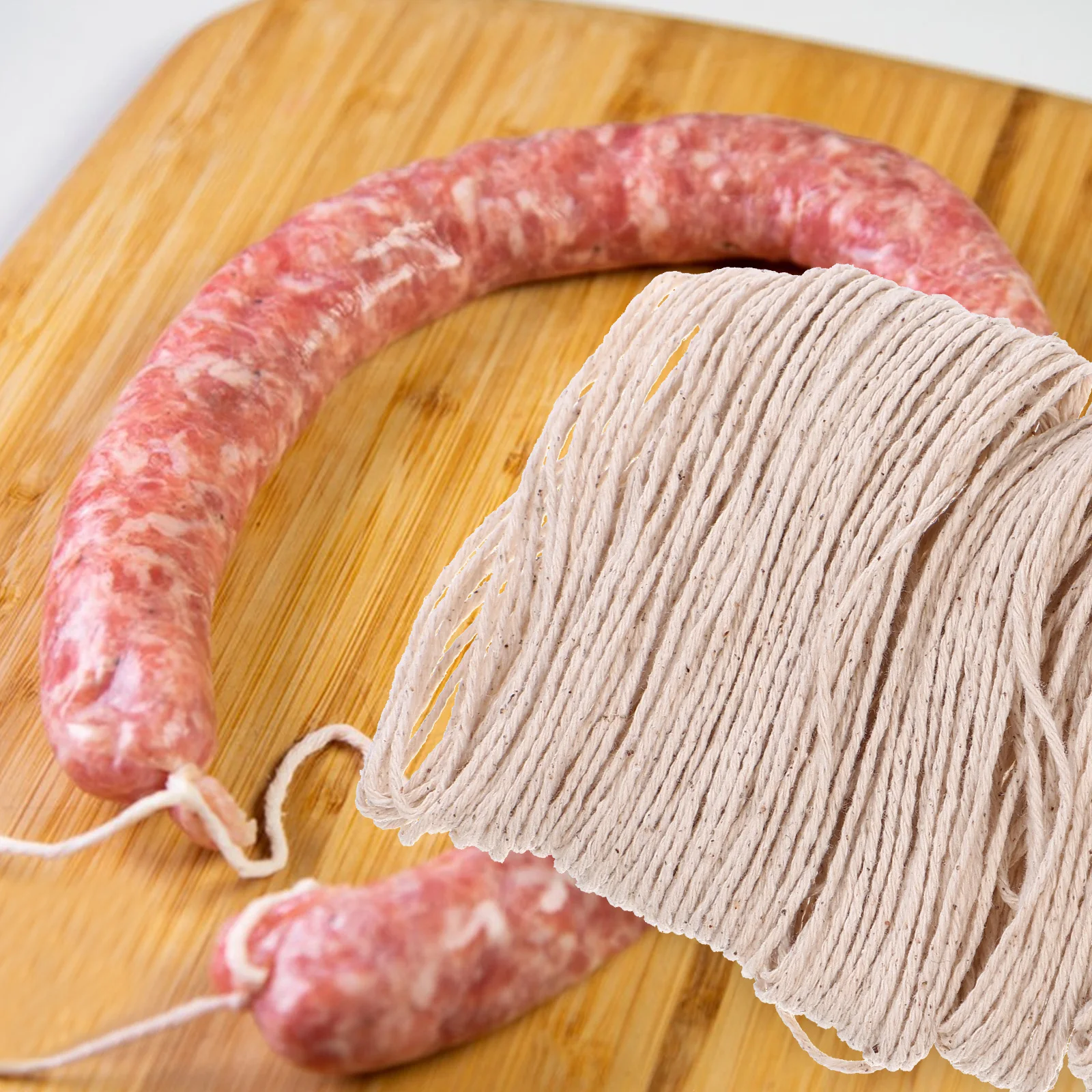 

Meat Tying String Cotton Rope Butchers Twine Heat Resistant Ropes for Sausages Ham Artworks Gift Wrapping