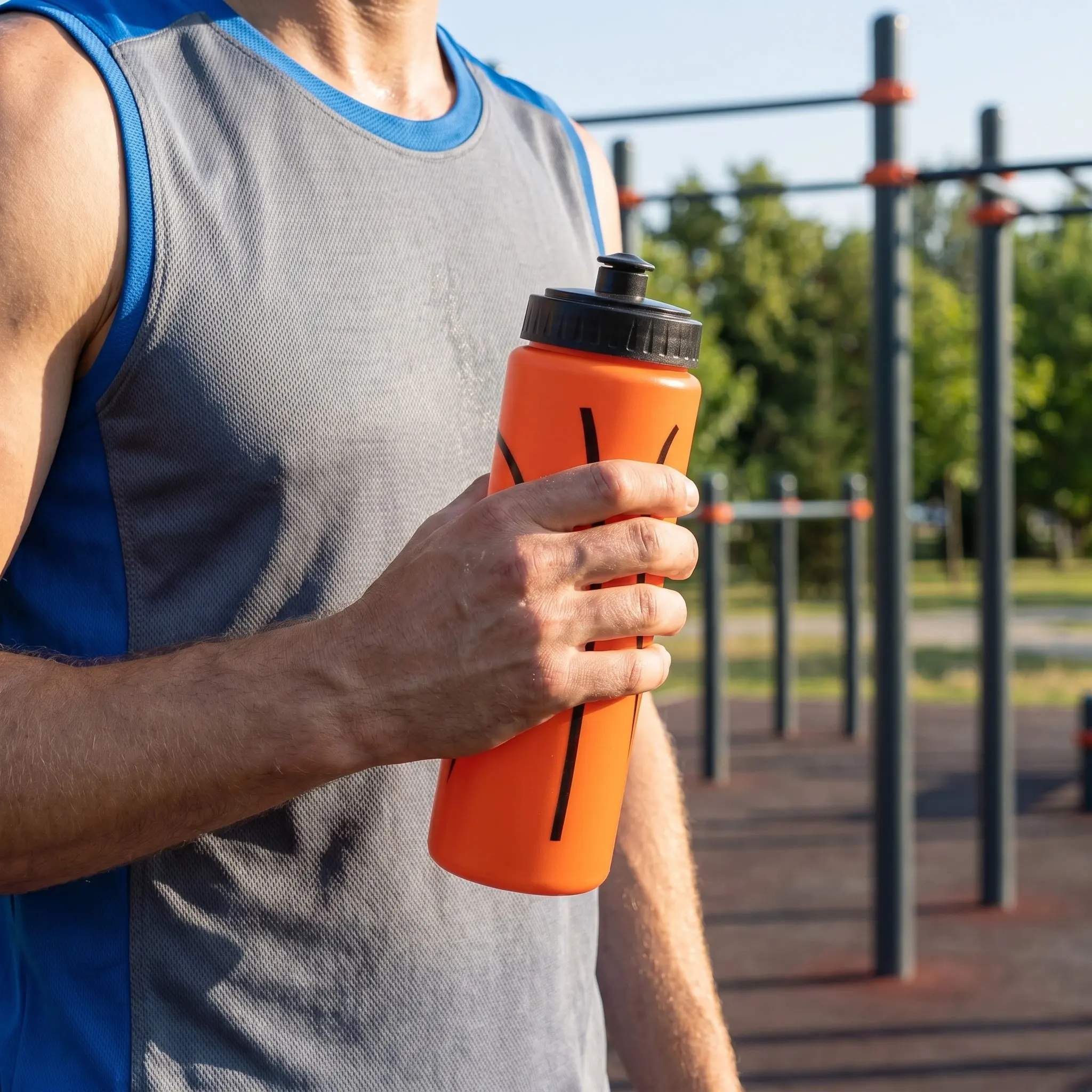 Sports Water Bottle Large Basketball Pattern Leakproof Outdoor Sports Training Team Drink Bottle Portable Sport Cup