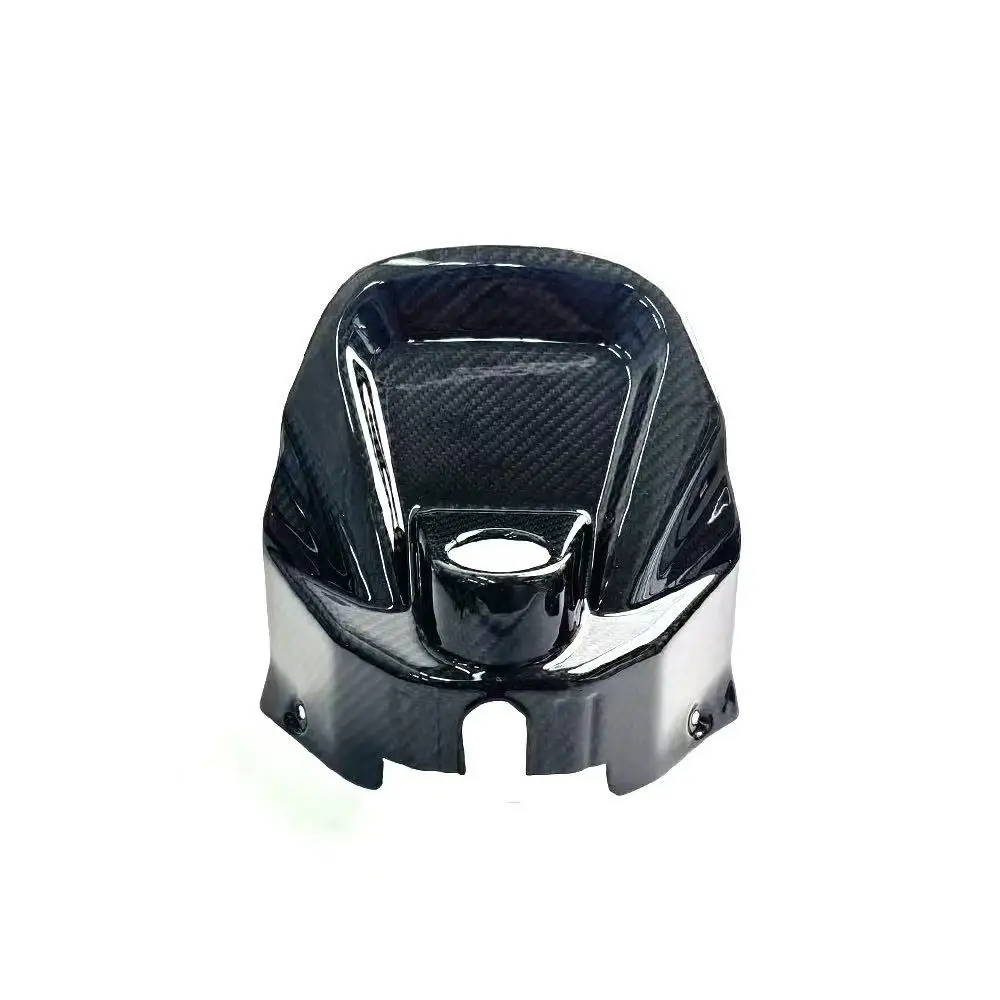 Couvercle de cylindre d'allumage de clé de réservoir de carburant avant de moto en fibre de carbone sèche pure, adapté pour Aprilia RS660 TUONO 660 2020 – 2023 100%