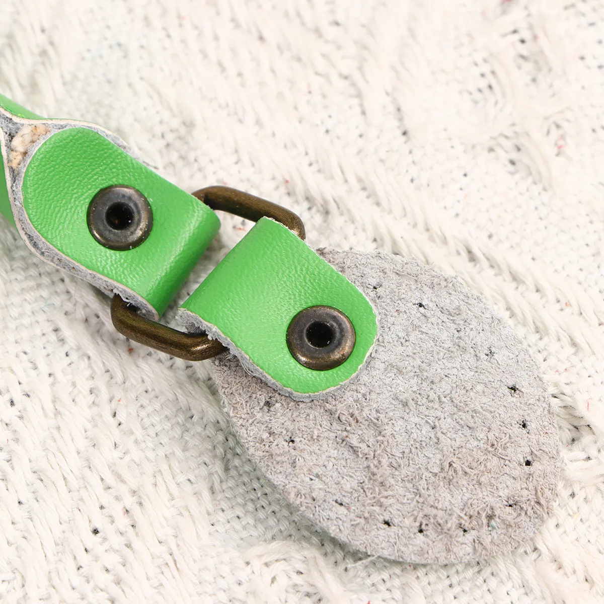 1Pair Bag Strap Long Colorful Thickened Sewing Handbag Handles Replacement for Tote Handbag Pouch Light Green