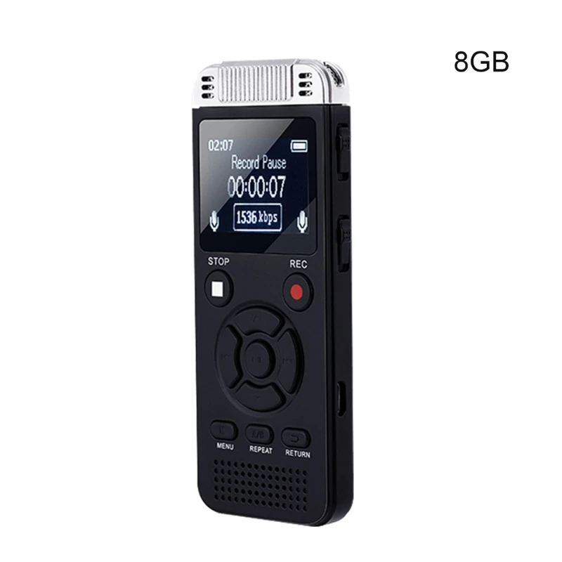 

Digital Recorder Speaker USB Digital Voice Recorder Sound MP3 Player Noise Reduction Remote Record 8/16/32GB