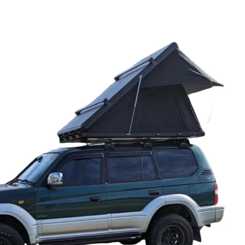 Hardtop Outdoor Camping Tents Solar Panels Car Roof Top Tent Aluminum Clamshell RTT Hard Shell Rooftop Tent