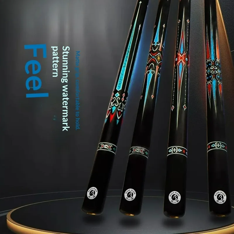 

Профессиональный кий для снукера, цельный кленовый вал, маленький наконечник, прецизионный сбалансированный, прочный, гладкий, аксессуары для домашней практики