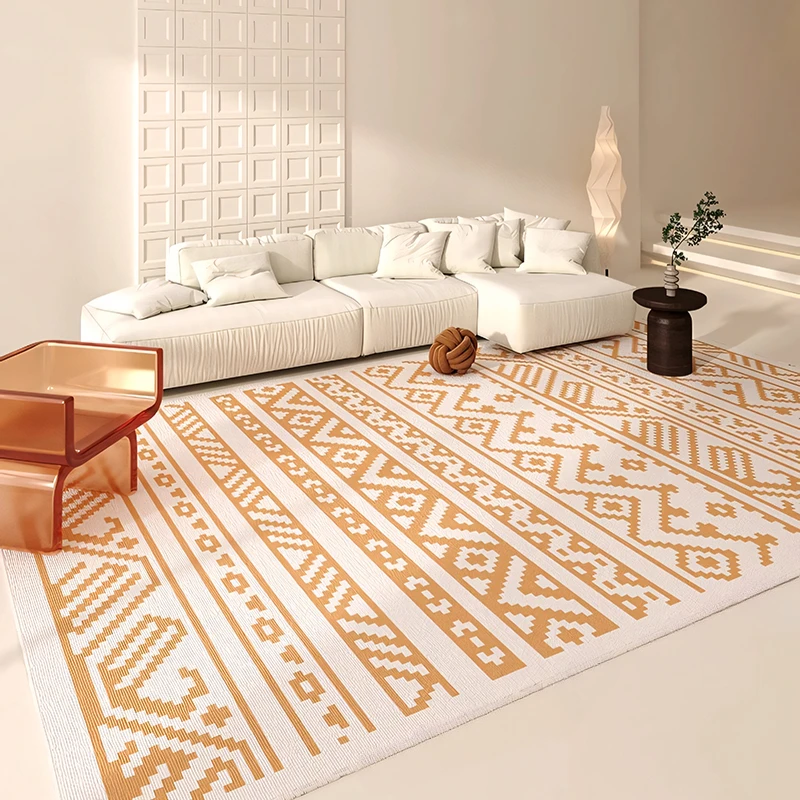 

Carpet for Living Room Moroccan Ethnic Style Simple Sofa Coffee Table Rug Home Large Area High-end Bedroom Bedside Floor Mat 러그