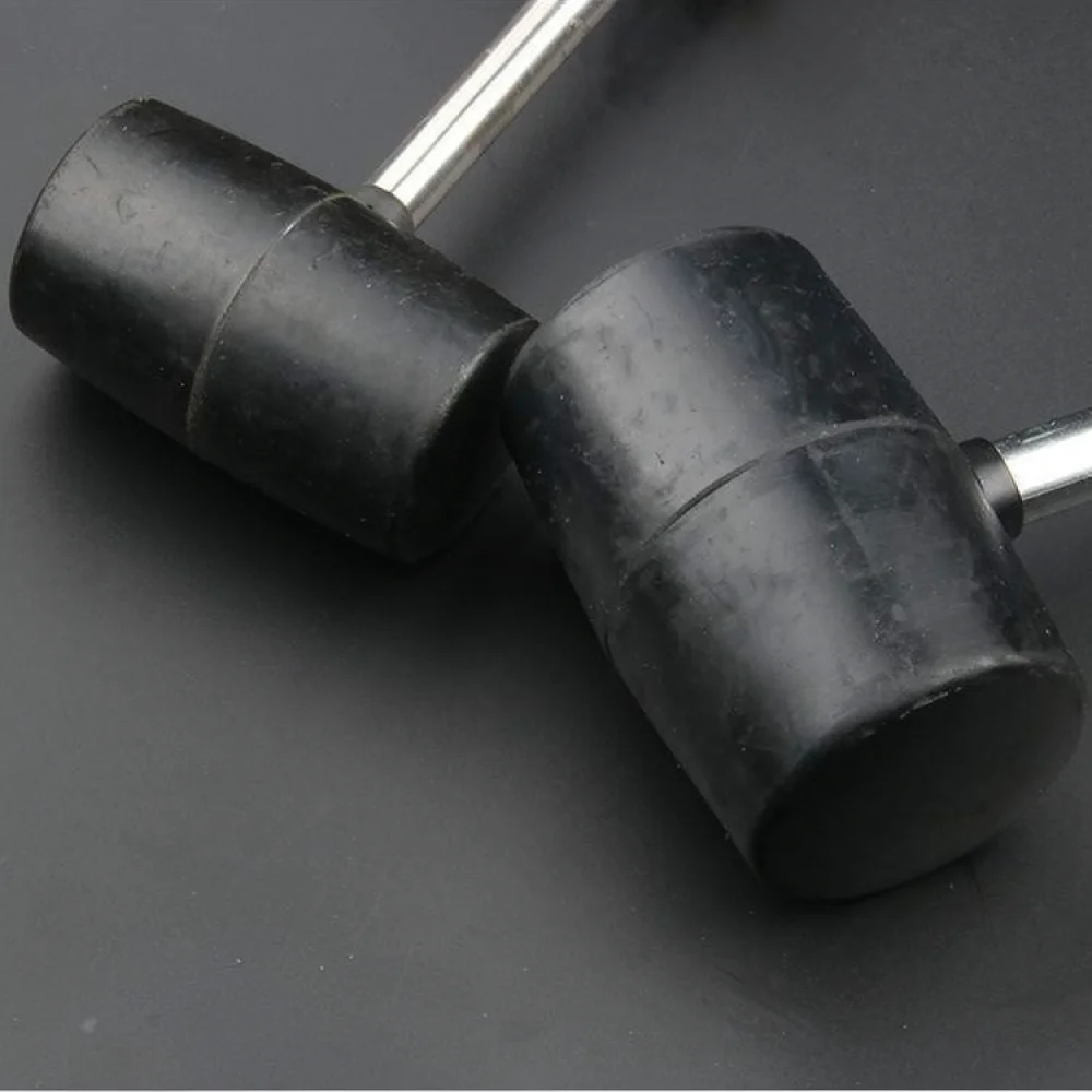 Rubber Hammer For Home Improvement Flooring Tile Installation Durable Shockproof Professional Hand Tool Wood Handle