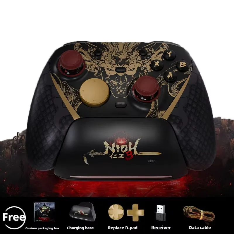 For G7pro 8K PC x Nioh 3 Game Controller Wireless Tri-Mode Tmr Joystick Steam Switch FPS Apex Esports Game Accessories