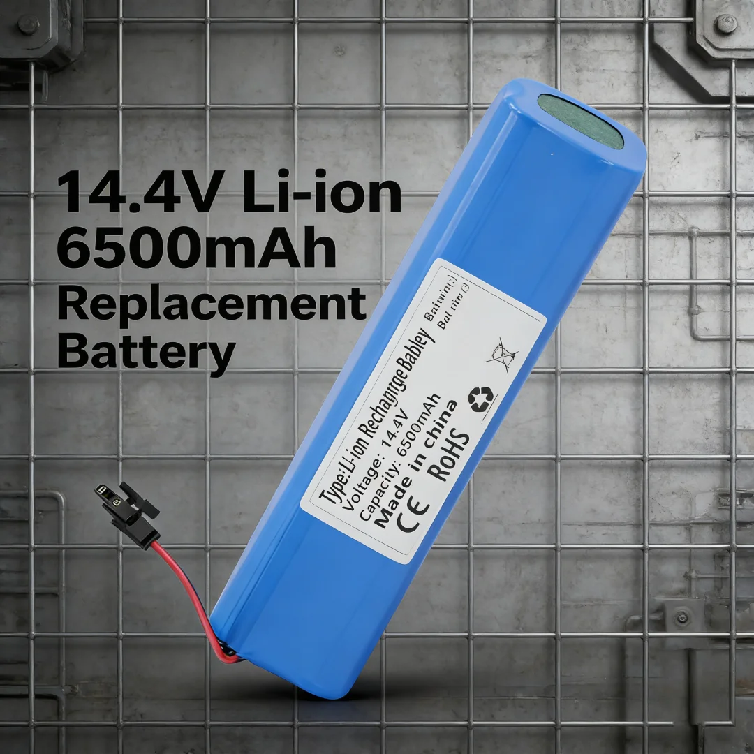 14.4V 6500mAh 8-Cell Li-ion Battery Replacement for Eufy RoboVac_X8 X8_Hybrid X8_Pro SES Vacuum Cleaner with BMS Protection