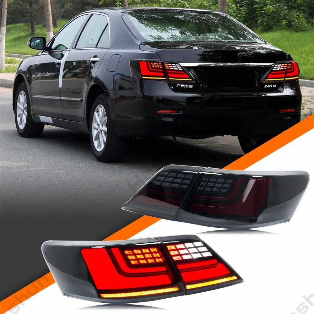 

Пара светодиодных задних фонарей для Toyota Camry 2007 2008 2009 2010 2011 XV40 Gen Sedan Задний фонарь Тормозной противотуманный указатель поворота DRL Light