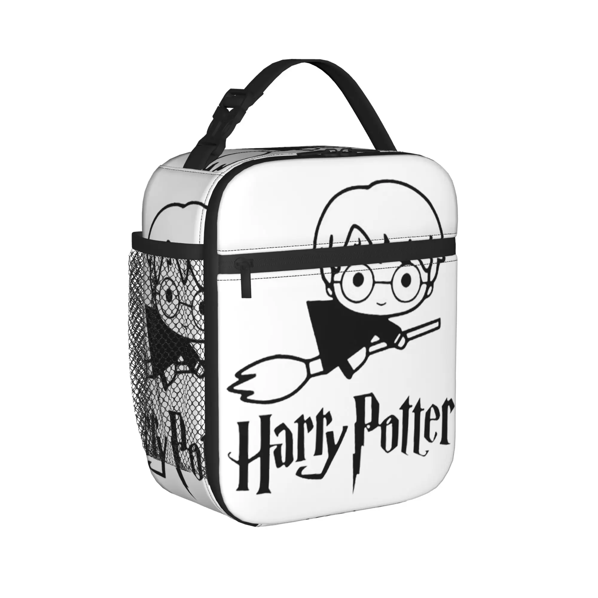 Bolsa Térmica para Almuerzo con Diseño de Harry Potter, Marca H-HP-P, para Oficina, Contenedor Portátil para Alimentos, Lonchera Térmica