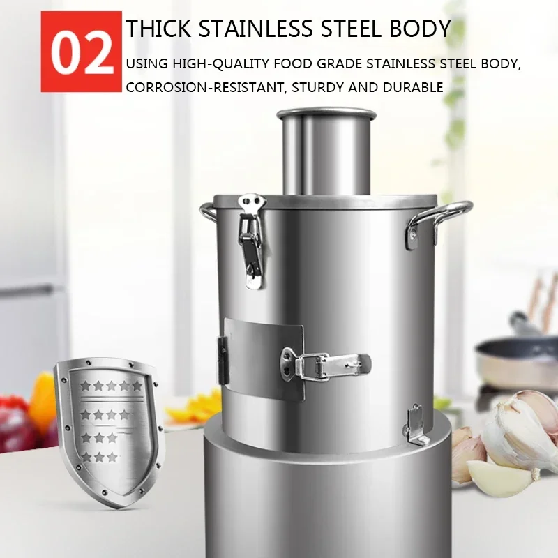 ماكينة تقشير كهربائية أوتوماتيكية للثوم ، ماكينة تقشير منزلية صغيرة ، صانف V ، W W