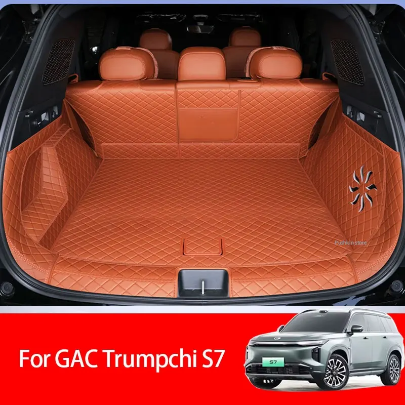 For GAC Trumpchi S7 GAC GS7 2026 2027 Car Catpet Leather Waterproof Trunk Mat Black Full Covers Accessories
