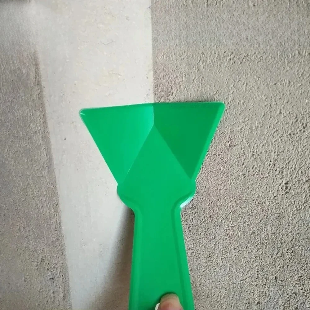 5/10Pcs Plastic Drywall Corner Scraper Triangular Putty Finisher Stucco Shovel Spatula Spade for Floor Wall Ceramic Tile Grout
