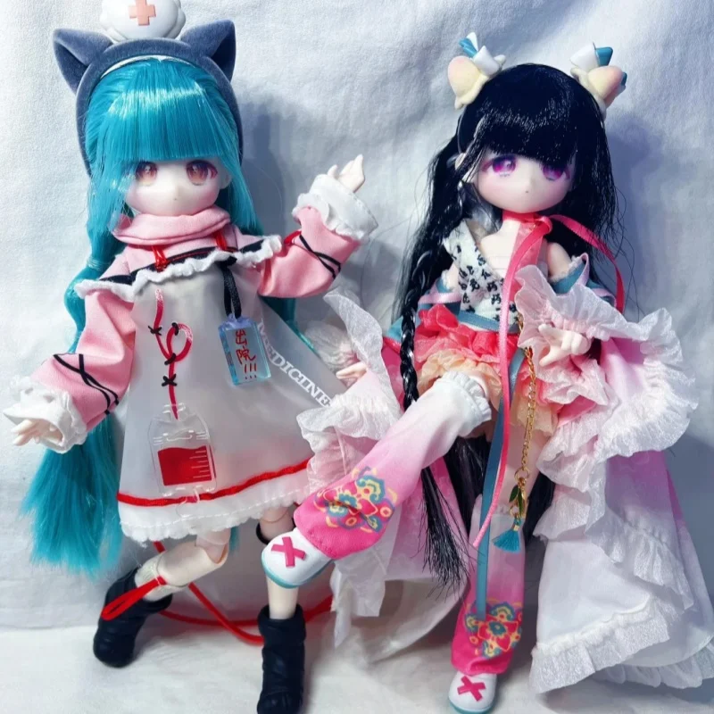 

Bjd Doll Genuine Non Edible One Eighth Scale Articulated Rooted Hair Cute Anime Figure Desktop Decor Ornament Gift For Female