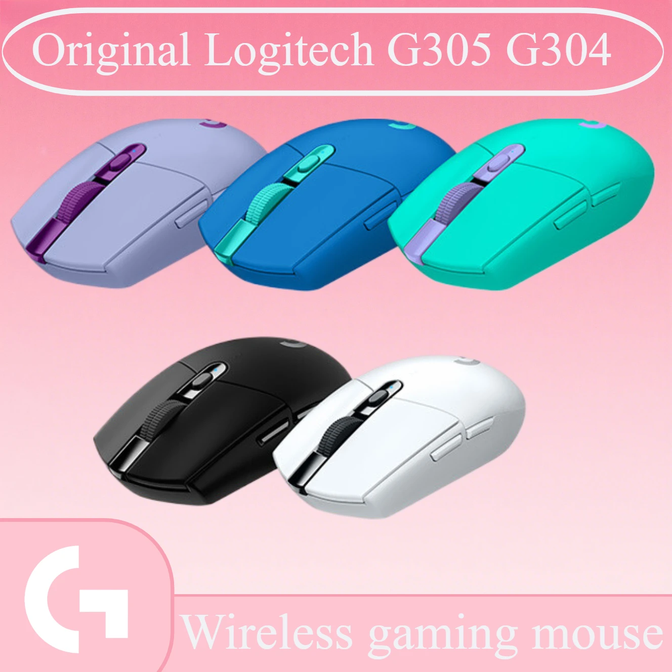 Logitech G304/G305 HERO Sensor Sleek Design High - Performance Wireless Mouse 200 - 12000 DPI Adjustable for PC & Laptop