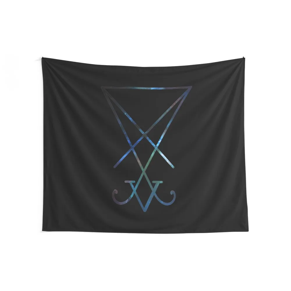 Sigil of Lucifer / Seal of Satan infused with Orion Nebula Tapestry Decorative Paintings Carpet On The Wall Tapestry