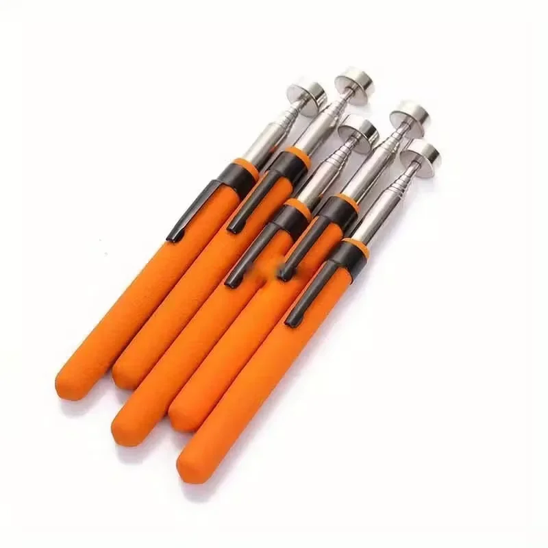 Magnetic Picker Mini Portable Telescopic Magnetic Magnet Pen With Light For Picking Up Nut Bolt Extendable Pickup Rod Stick