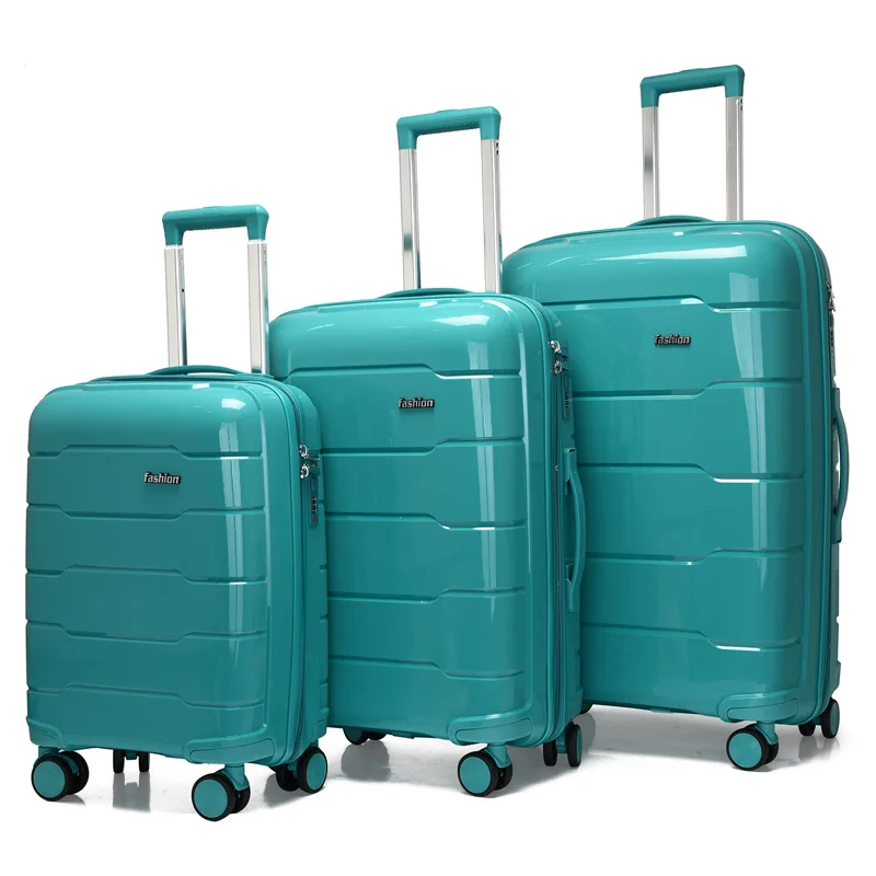 Mala de viagem sobre rodas, mala de rolamento, mala Kit, bagagem Trolley Bag Valises, 20 ", 24", 28 ", 3 Pcs