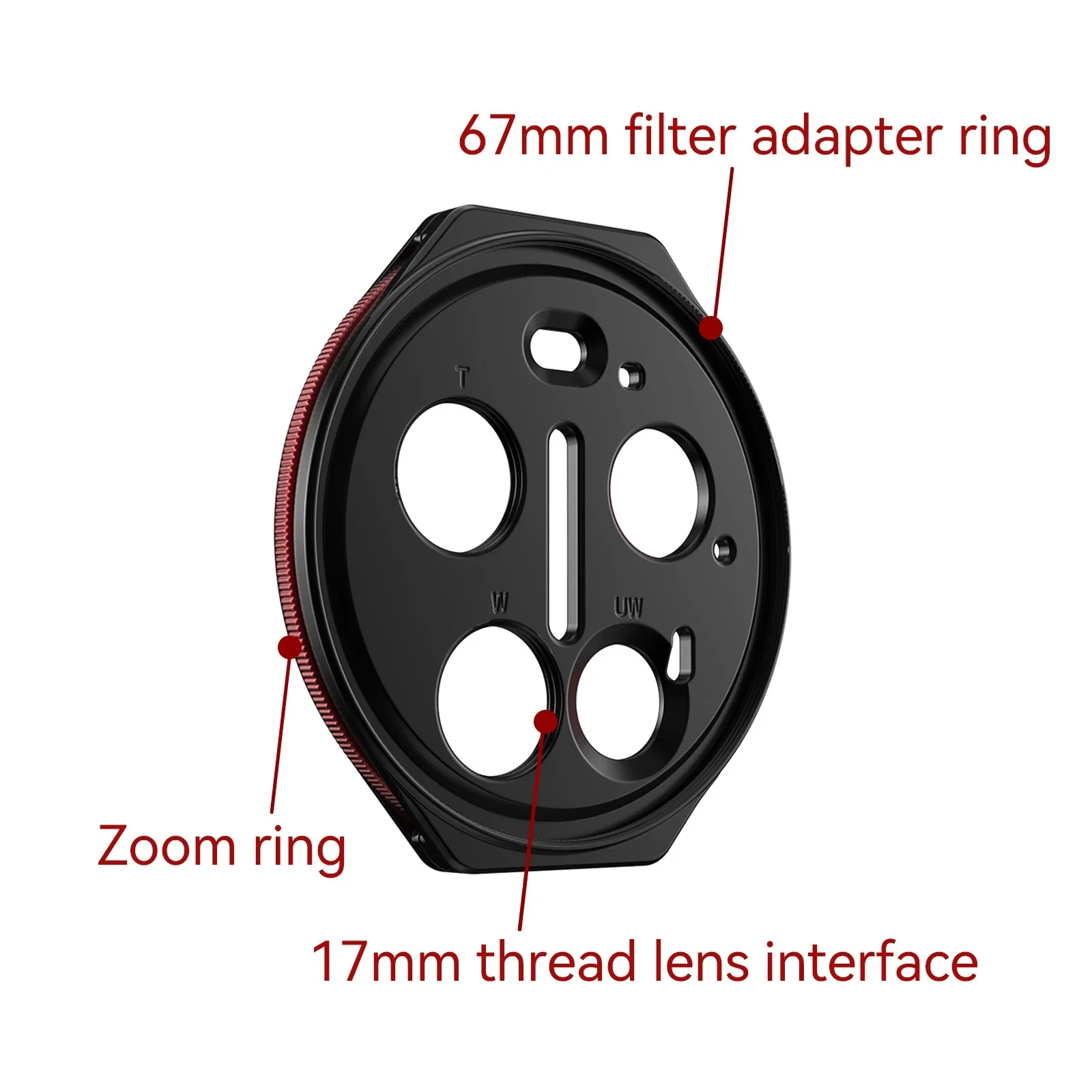 Pierścień adaptera zoomu Fotorgear do Xiaomi 17 Ultra, pierścień adaptera zmiennej mocy zoomu do profesjonalnego zestawu fotograficznego, obiektyw makro. — zdjęcie produktu 7
