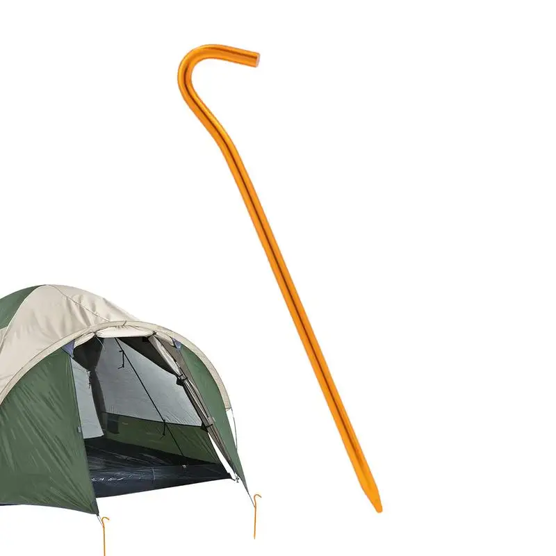 

Metal Tent Pegs Outdoor Multipurpose Tent Pegs Portable User-Friendly Spikes Lightweight Tent Pegs For Shelters Awnings