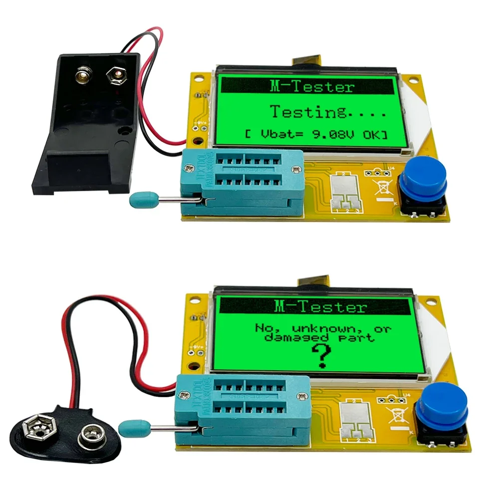 High Quality Brand New LCR-T4 LCR-MF9 TC1 T7 ESR Meter Transistor Tester Diode Triode Capacitance SCR Inductance with Test Took