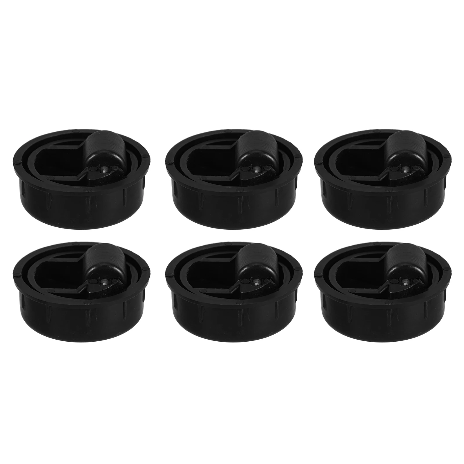 

6pcs Furniture Wheels Caster for Table Drawer Cabinet Replacement Plastic Cart Heavy Duty Bedroom Living Room Silent Suitcase