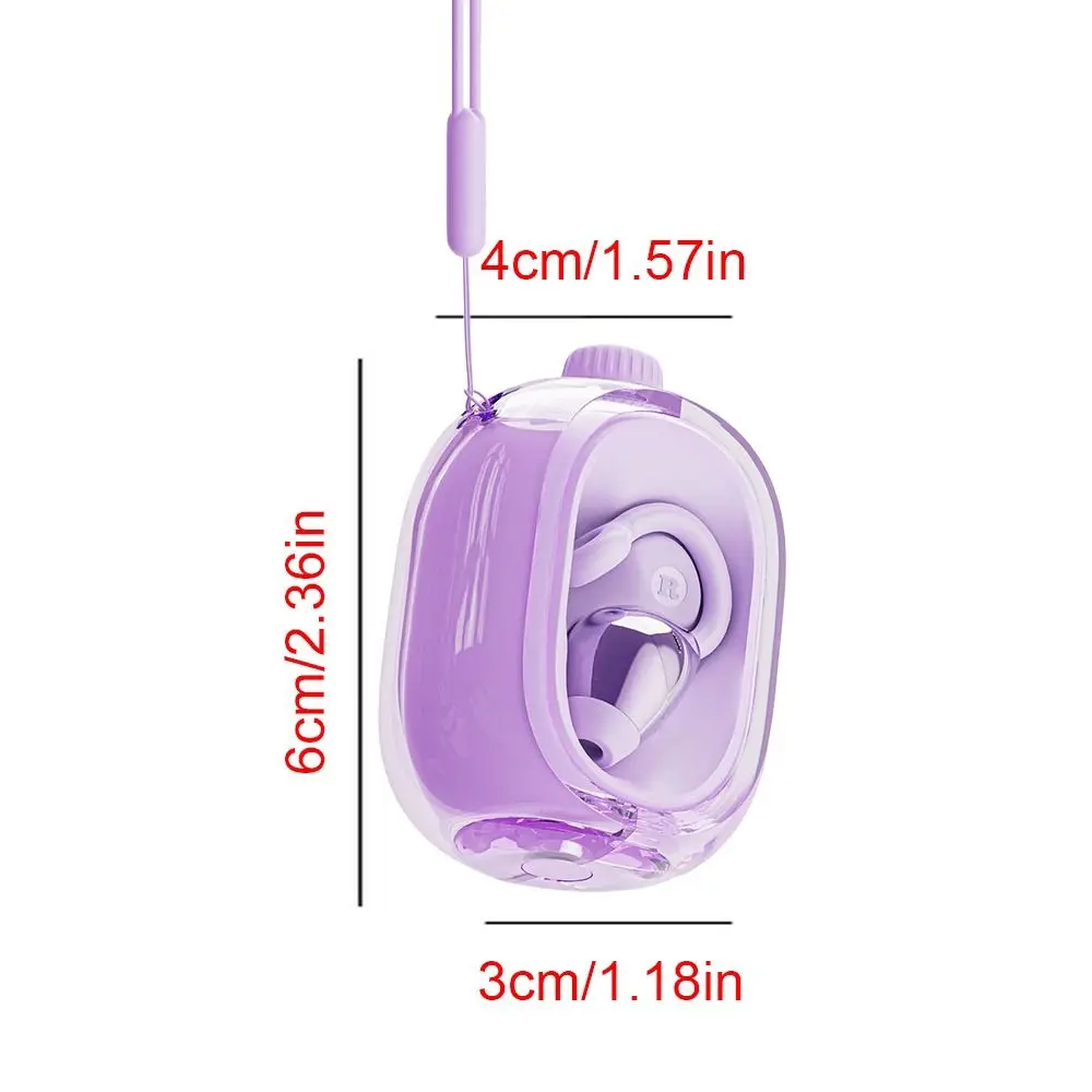 مع الحبل AI لغة الترجمة سماعات الأذن HD مكالمة صوتية المشبك الأذن دوران سماعات الأذن الذكية سماعات لاسلكية #6