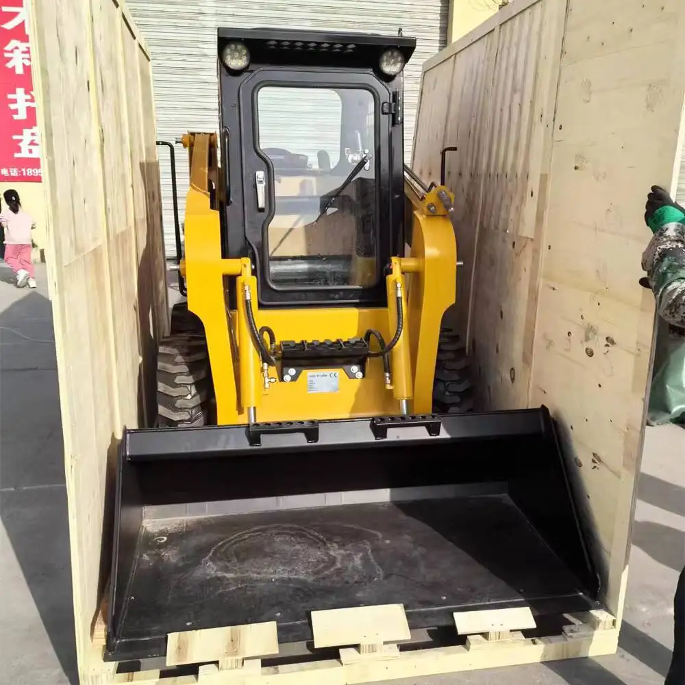 

Guigong Machinery Manufacture Mini Skid Steer With Attachment 300 Kg Front Loader Tractor