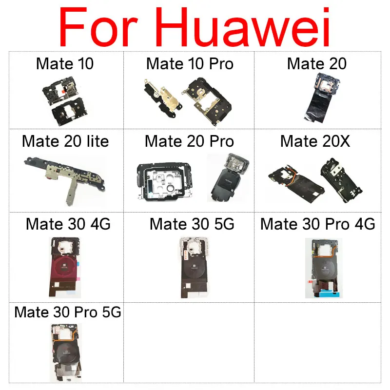 Antenna Mainboard Cover For Huawei Mate 10 20 20X 30 Pro 4G 5G Lite Small Wireless Charging NFC Mainboard Frame Shell Cover