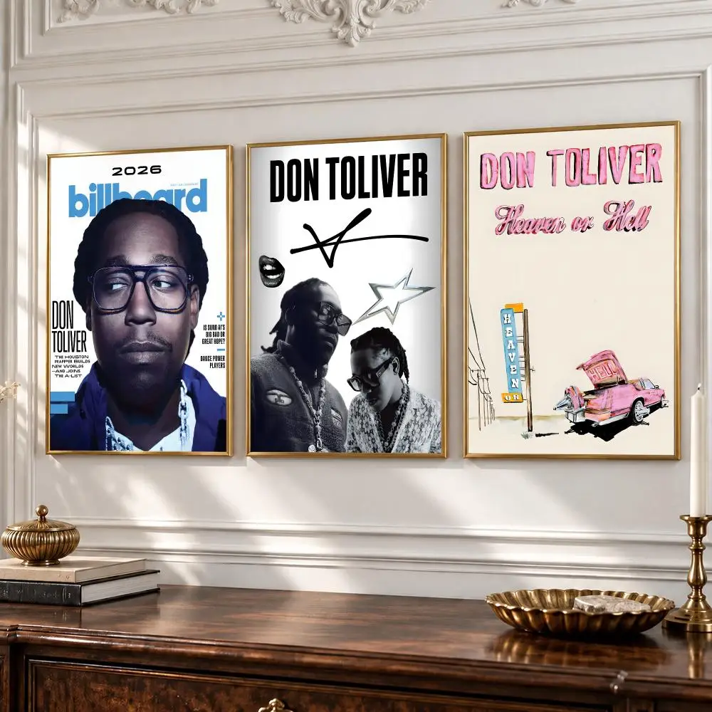 music Don Toliver Poster HD Poster Peel Stick Waterproof Wall Art Print Bedroom Living Room Modern Decor Gift