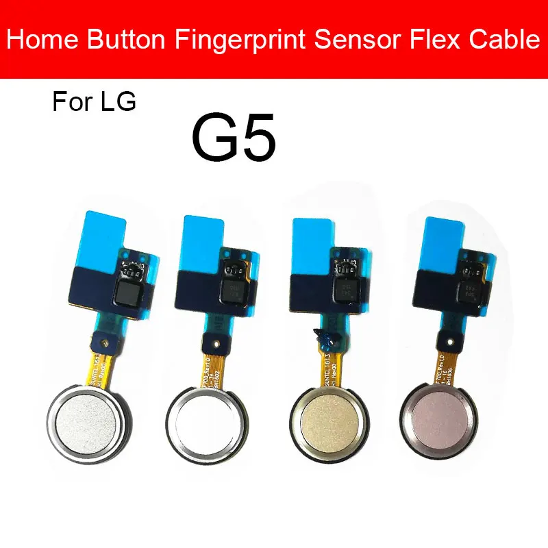 Home Button Fingerprint Sensor Flex Cable For LG G5 G6 G7 ThinQ G710 Nexus 5X Finger Reader Touch Sensor Flex Ribbon Spare Parts