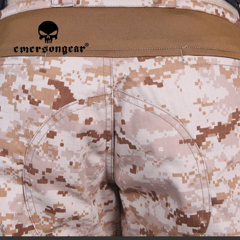 Imagem -06 - Emersongear g3 Uniforme de Combate Versão Estendida 32w 34in Caça Multicam Camisa Calças Táticas com Joelheiras Aor1 Deserto