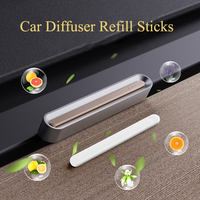 2 PCS Car Diffuser Refill Sticks Filter Wick Replacement Refill Scent Sticks 2.6*0.29*0.12 Inch for Car Diffuser Vent Clip