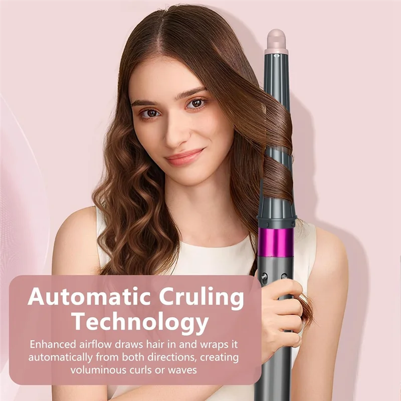 A98G-Conical Long Curling Barrels For Dyson Airwrap HS01 HS05 Styler, 0.78- 1.4 In Hair Curl Attachments