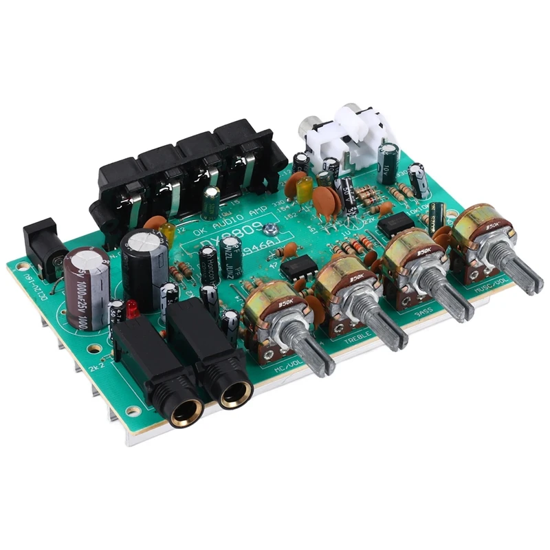 

40W+40W TDA8944 Stereo Audio Amplifier Board Digital Microphone Amplifier Car Amp Tone Control Speaker Karaoke Amplifier