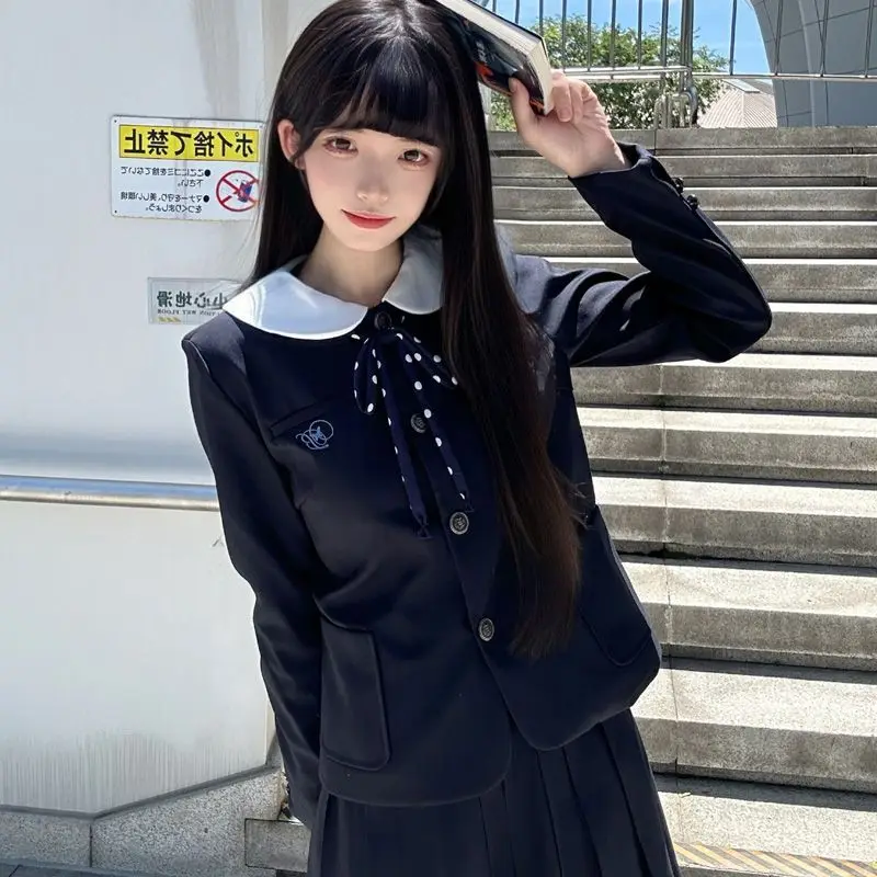 

Japan Women'S Round Neck Suit Autumn Girls College Gentle Wind Japanese Strong Jk Uniform