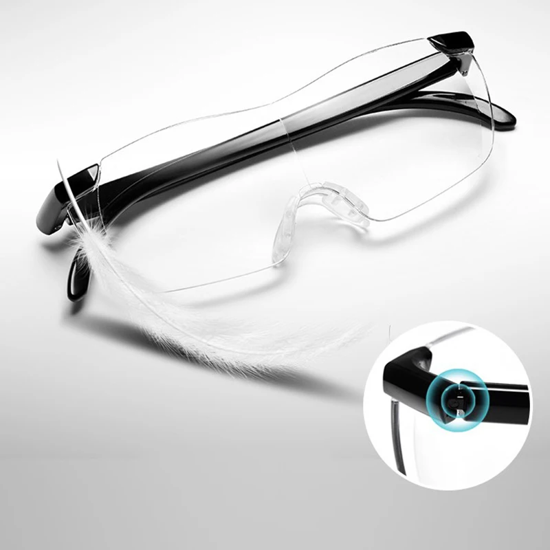 250 Degree Magnifier Eyewear Presbyopic Spectacles Magnifying Glasses Fashion Portable Glasses Magnifier