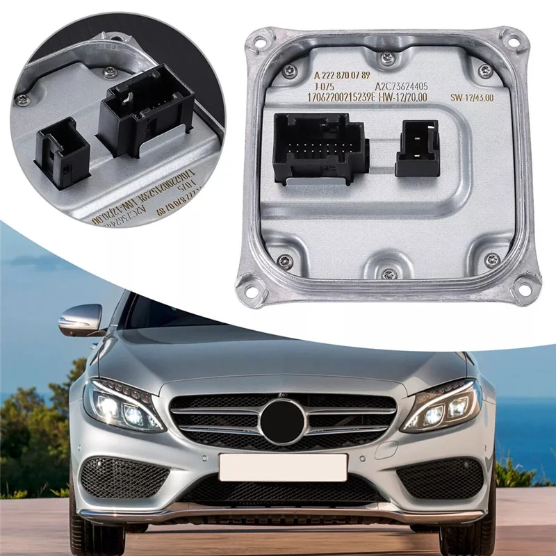 Reliable-LED Headlight Controler Unit Ballast Voltage Regulator Module A2228700789 2228700789 For C E S Class W212 W222 W218 W20