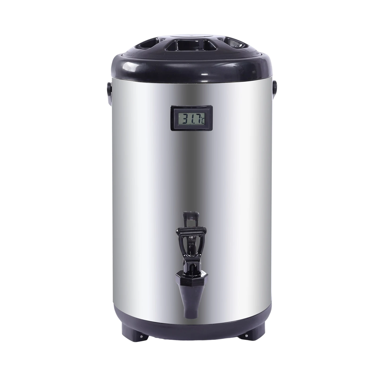 

Large Capacity Igloo Water Jug- 17Gal, Hot & Cold Beverage Dispenser with Faucet, 304 Stainless Steel Liner for Durability