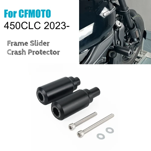 Imagen 1 del producto Deslizador de marco de motocicleta para CFMOTO 450CLC 450CL-C CLC450 CF MOTO 450 CLC CL-C 2023-2025 tornillo de soporte de carrete basculante deslizante