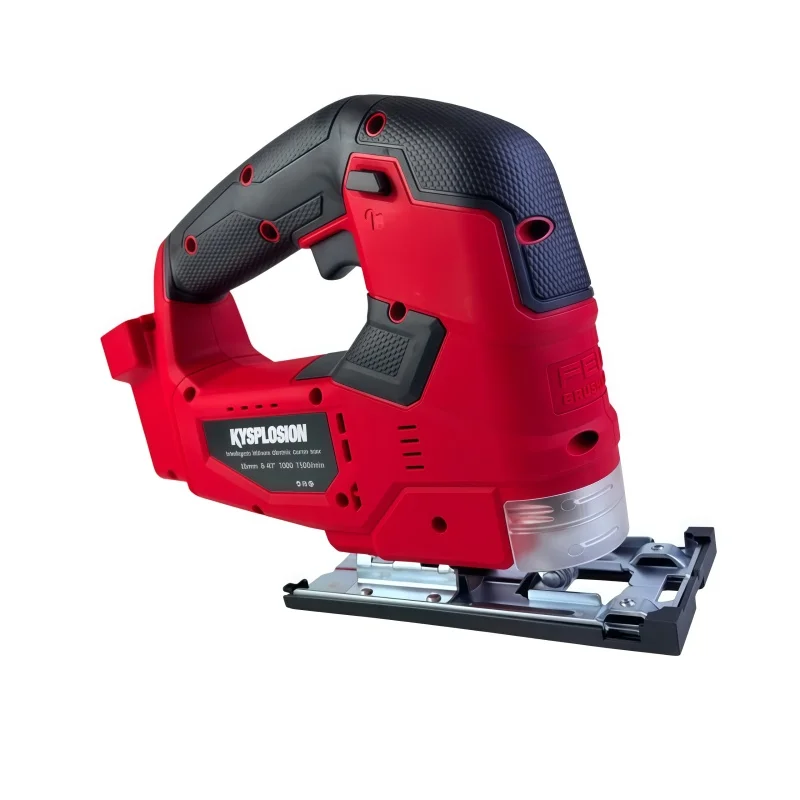 Cordless Brushless Jig Saw Compatible with Milwaukee M18 Battery Adjustable Curve Saw Portable Woodworking Tool