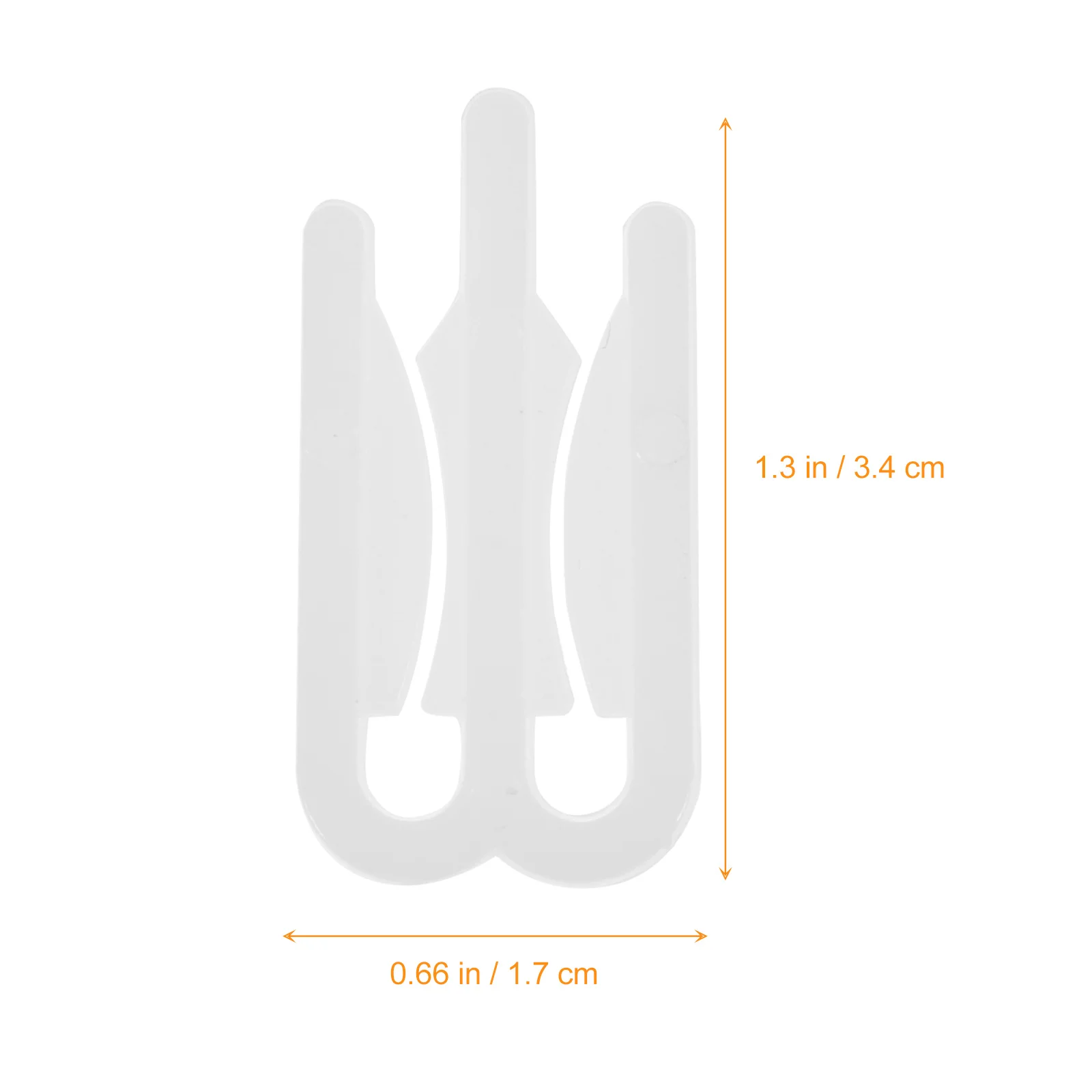 

500Pcs Y-Shaped Shirt Clips Plastic Shirt Fixing Clips Clothes Clamp Garment Tool Clamps Clothes Fixing Tool