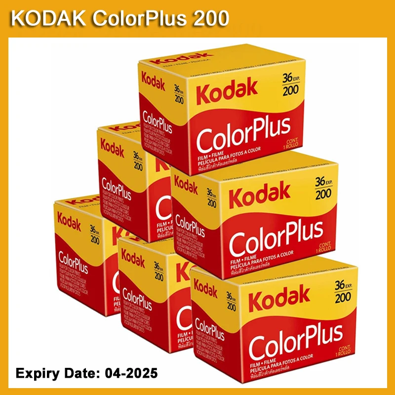 KODAK-película ColorPlus 200 de 35mm, 36 exposiciones por rollo, apta para cámara M35 / M38 / H35 (fecha de caducidad: 04/2025)