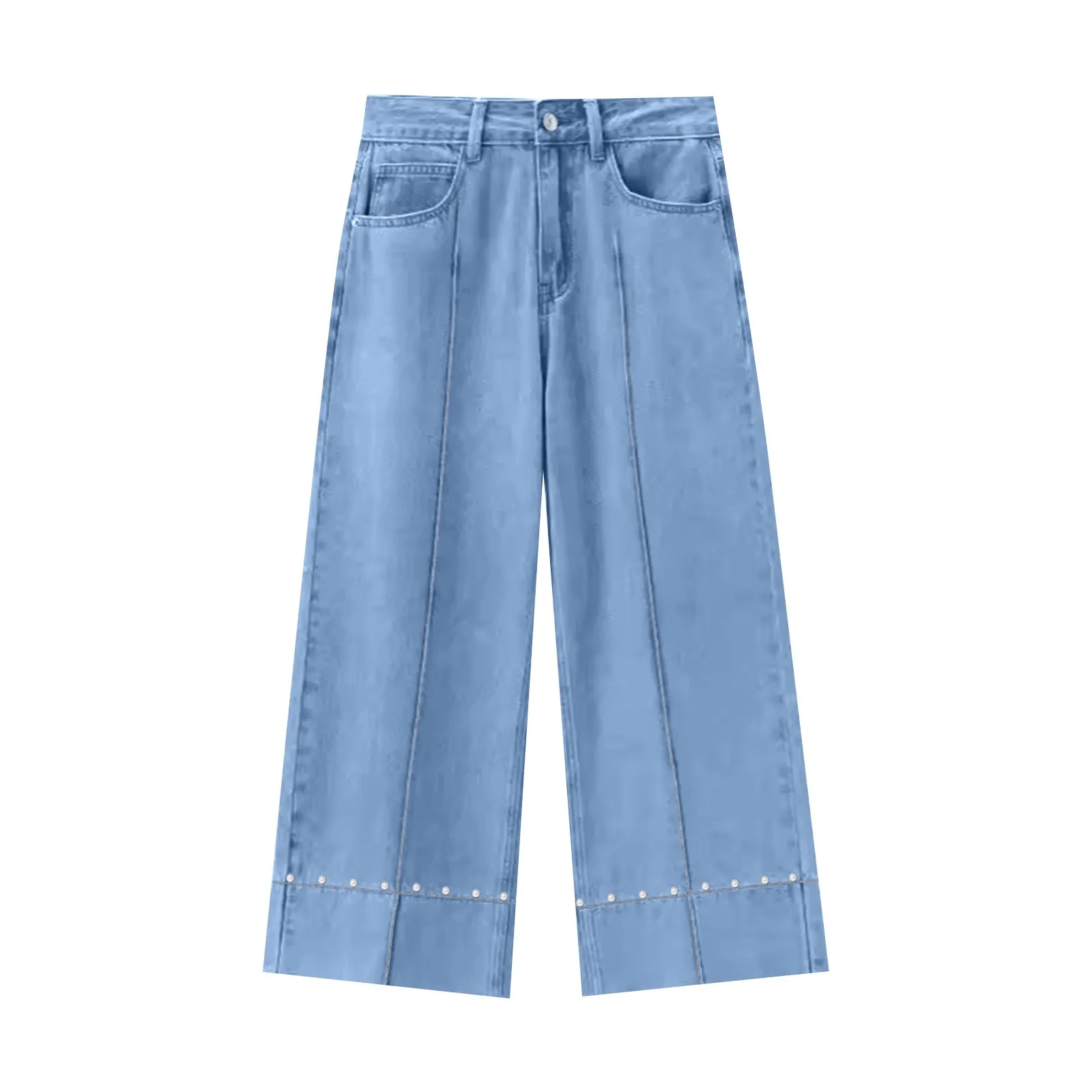 

Джинсы для женщин Джинсы-клеш Женские прямые джинсы Рабочие брюки для женщин Офисные мешковатые джинсы с низкой посадкой Ropa Para Muje