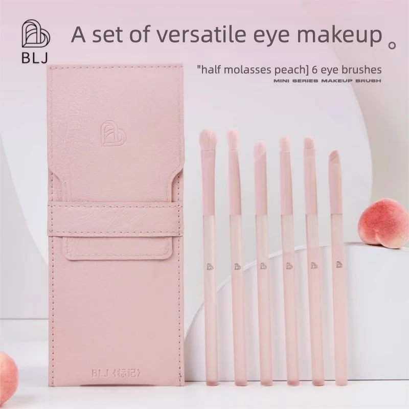 BLJ Branded Eyeshadow Brush Set, Makeup Brushes Made Of Real Animal Hair, Suitable For Sensitive Eyes And Non-irritating