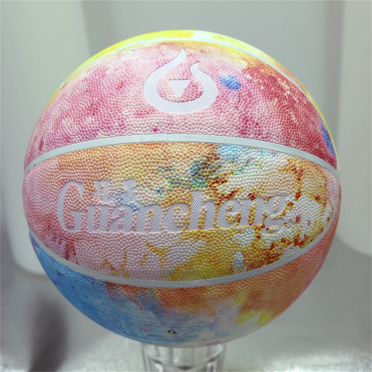 Color Printing Basketball Size 7# PU Soft Leather Indoor And Outdoor Adult Student Competition Training Ball